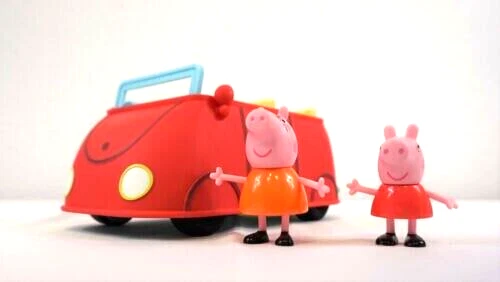 PEPPA WUTZ PEPPAS Rotes Auto 2 Figuren EUR 14,99 - PicClick DE