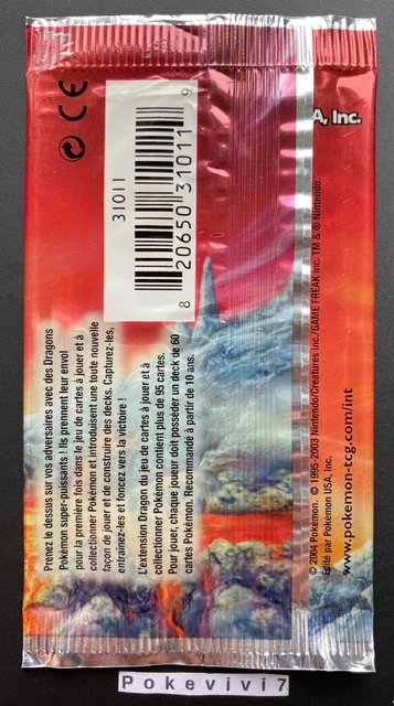 BOOSTER Block EX Pokemon EX DRAGON ABSOL Vide / Empty / Open / NO CARDS! 2
