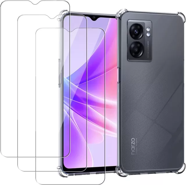 Hülle Case Übersichtlich + Hartglas für OPPO A57 A57s A77