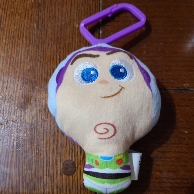 DISNEY PIXAR MCDONALDS Happy Meal Toy Buzz Lightyear Plush Keychain