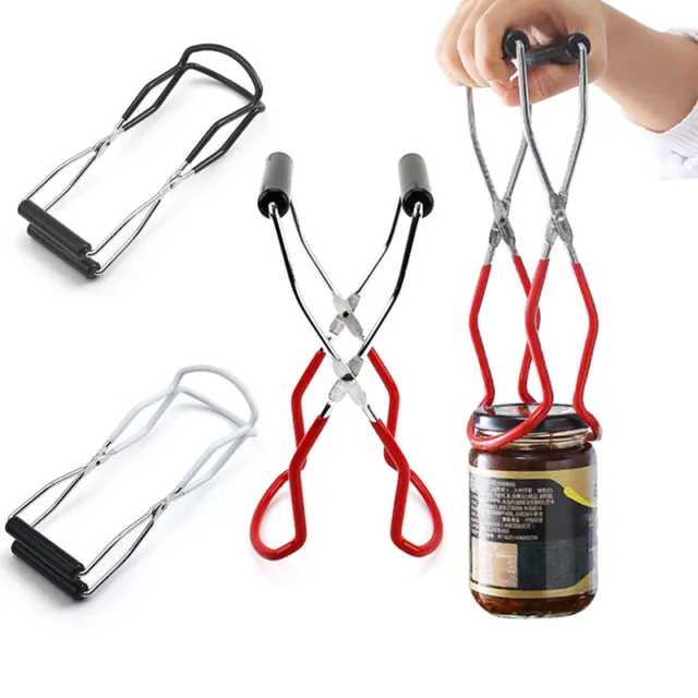 Canning Jar Lifter Grip Handle Tongs Clip Heat Resistance Anti-clip Glass'