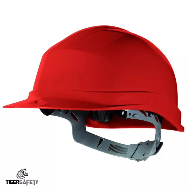 Delta Plus Venitex Zircon Red Hard Hat Safety Helmet Bump Cap Builders PPE
