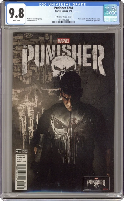 Punisher #218E TV Variant CGC 9.8 2018 4042286003