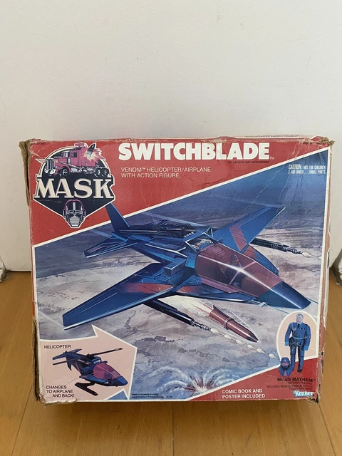 MASK Kenner Switchblade - Véhicule Complet (état D'occasion)