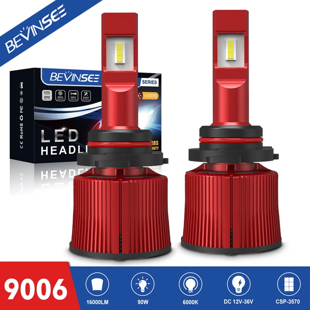 9006 100W 15000LM LED Headlight Bulbs Low Beam for Chevy Silverado Suburban 1500