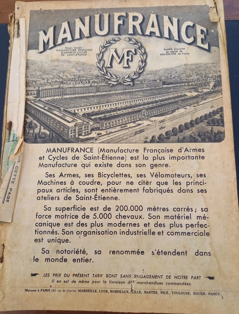Armes de la Manufacture de Saint-Étienne, neufs et occasion