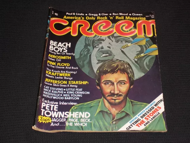 1975 September Creem Magazine - Pete Townshend Cover - L 12875