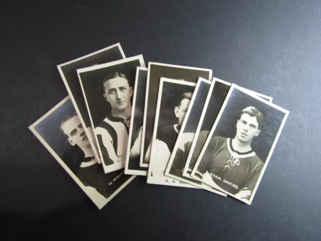 D.C Thompson 1923 Footballers Signed Real Photos Bordered Card Variants (ef8)