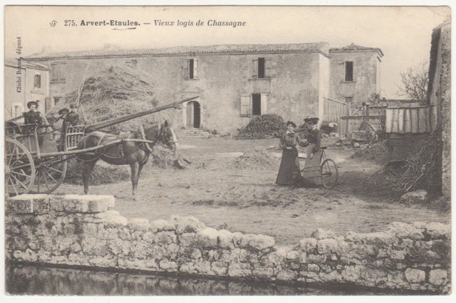 CPA -- ETABLISSEMENTS OSTREICOLES DES ROCHES PRES ETAULES 1903