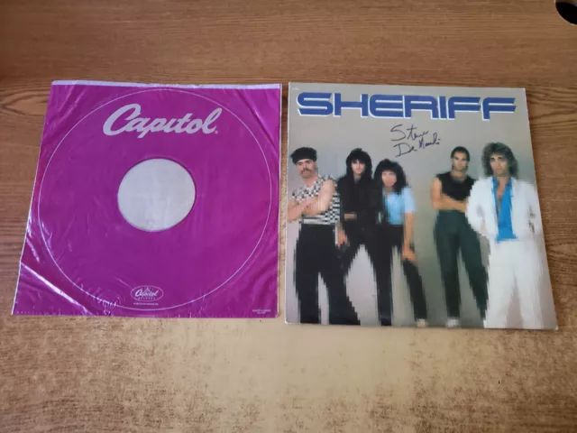 Steve De Marchi SIGNED/VALIDATED 1980s VG++ Sheriff Sheriff 12227 LP33