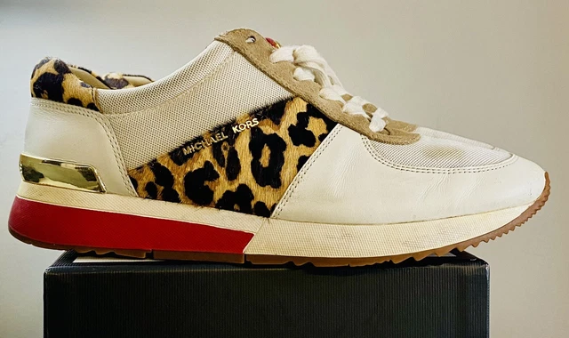 Michael kors discount allie trainer gold