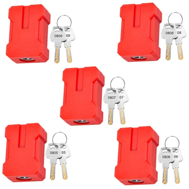 Electrical Cord Plug Lockout Device 5PCS, Protect Personal Power Cords and Elect