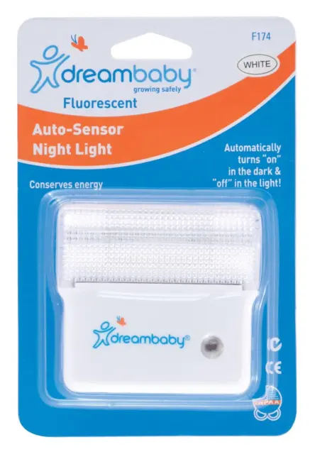 Dreambaby Fluoro Night Light Auto Sensor Dreambaby