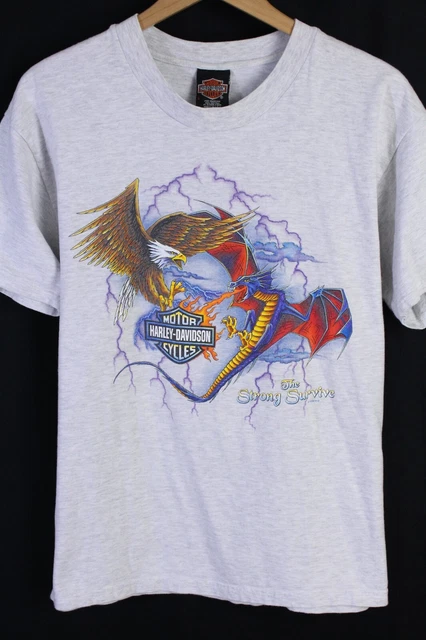 VTG 90s Harley Davidson Mens sz Large Asheville N.C. Gene Lummus Graphic T Shirt VTG 90s Harley Davidson Mens sz Large Asheville N.C. Gene Lummus Graphic T Shirt