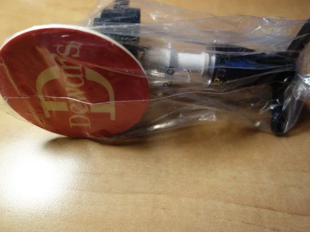 Vintage OPTIC, NON-DRIP SPIRIT MEASURES, 25 ml, with Dewar’s Scotch Decal.
