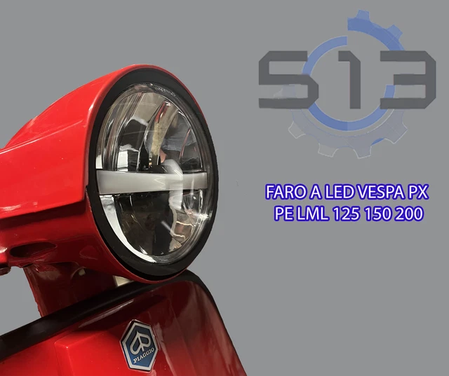 Fanale Anteriore Faro A Led Vespa Px Faro A Led Vespa Px Faro