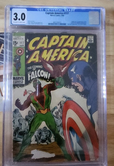 Captain America   #117   CGC 3.0   Origin and 1st appearance of the Falcon