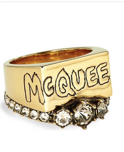 Alexander McQueen Pave Ring NWT Sz 11 Alexander McQueen Pave Ring NWT Sz 11