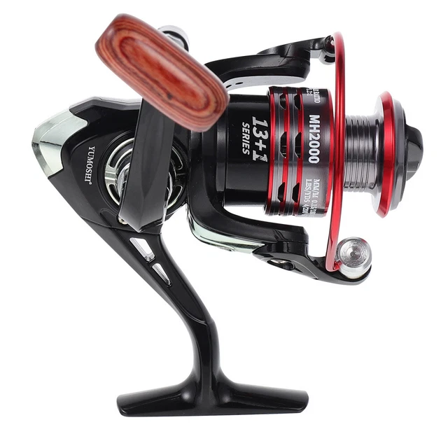 Moulinet de Pêche - ZGEER - Modèle 7000 - 3BB - Bobine en alliage d'aluminium bicolore - Argent - Sport