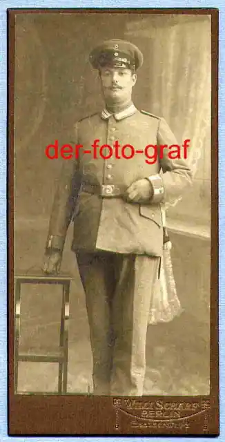 Foto, Soldat, Feldgrau, Uniform, Mütze, um 1915 !!!