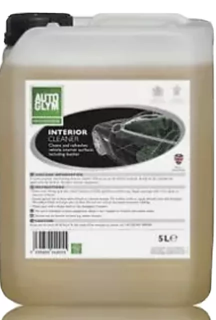 2 x Autoglym Trade Interior Cleaner Interior Shampoo 5 Litre 5 L Free Postage