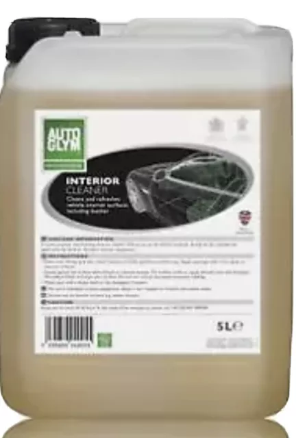 3 x Autoglym Trade Interior Cleaner Interior Shampoo 5 Litre 5 L Free Postage