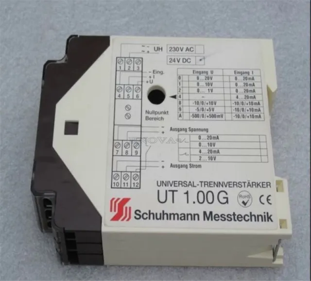 Nuovo amplificatore di isolamento UT1.00G Schuhmann 1 pz nuovo di zecca senza confezione esterna un