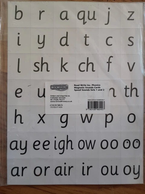 OUP READ WRITE Inc Phonics: Magnetic Speed Sound Cards 9780198460503 ...