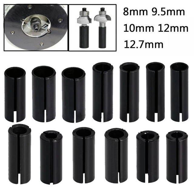 Adaptateur Porte-outil Pince Pour Fraise De Routeur CNC | Lot 13 Pièces Acier Carbone