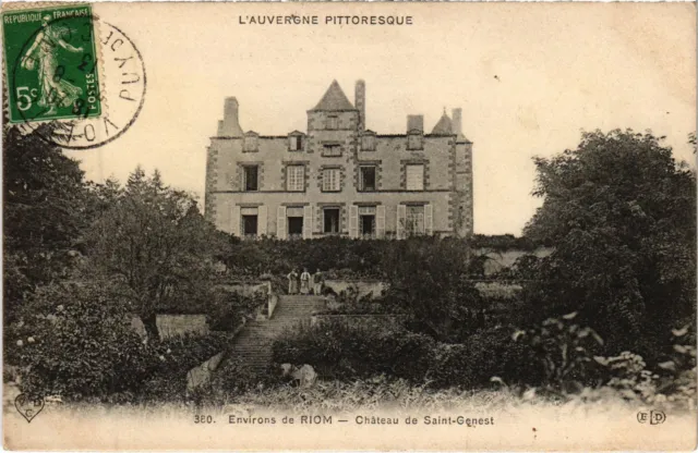 CPA RIOM Env - Chateau de Saint-Genest (1257390)