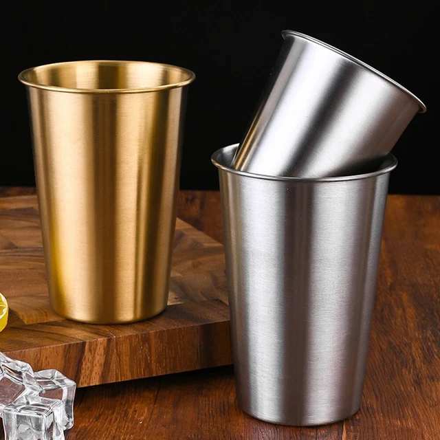 Premium Edelstahl Becher perfekt für Camping Party Kaffee Whisky 240500ml