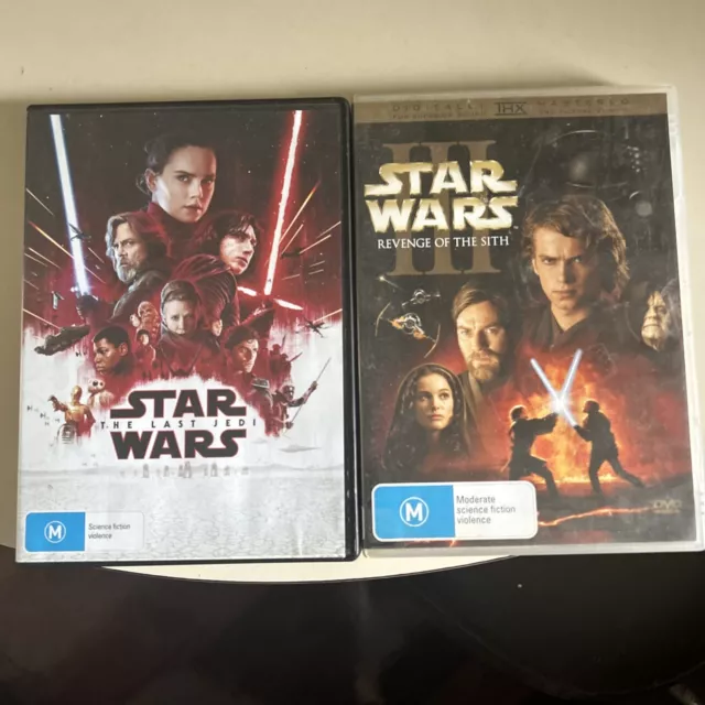 Star Wars-The Last Jedi (DVD) & Revenge Of The Sith (DVD)