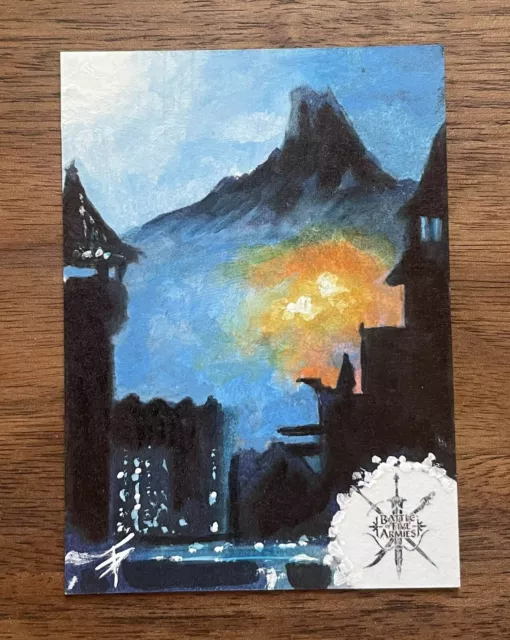 2015 The Hobbit Battle Of The Five Armies 1/1 Sketch Card By Tim Proctor GG