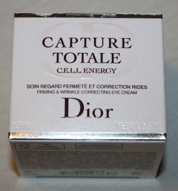 Dior Capture Totale Cell Energy Wrinkle Correcting Face/Neck .5 oz 15 mL NEW