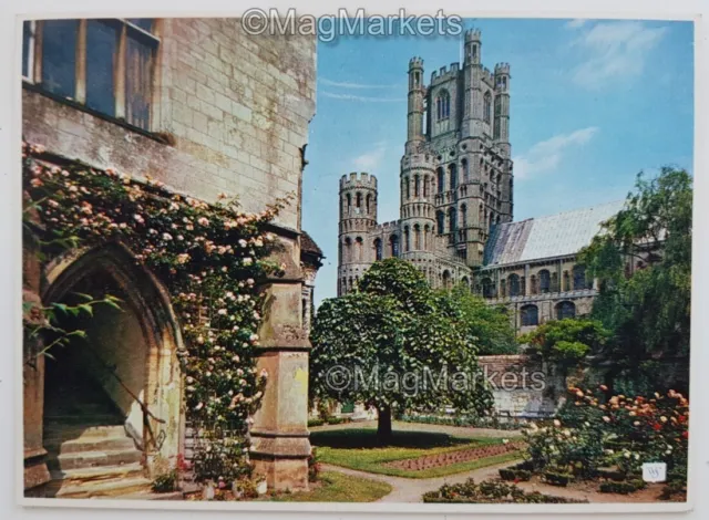 Vintage Postcard · Ely Cathedral · West Tower · Free Uk P&P