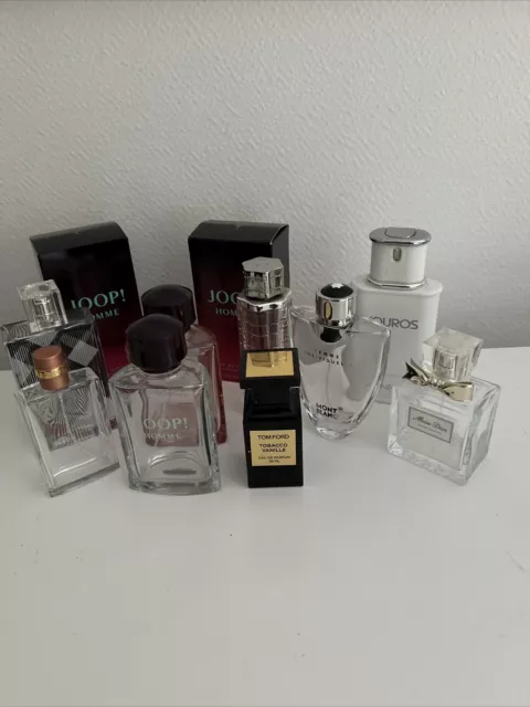 Collection Lot De 9 Flacons Du Parfum 2 Boite Vide Pour Collectionneur