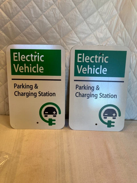SMARTSIGN ELECTRIC VEHICLE Parking & Charging Station 18 x 12 Heavy ...