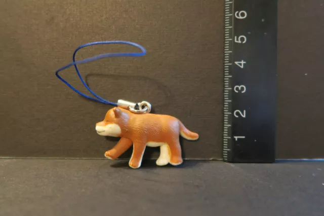 Epoch Brown Shiba Inu Dog Figure E Mascot Bag / Phone Strap Cute!
