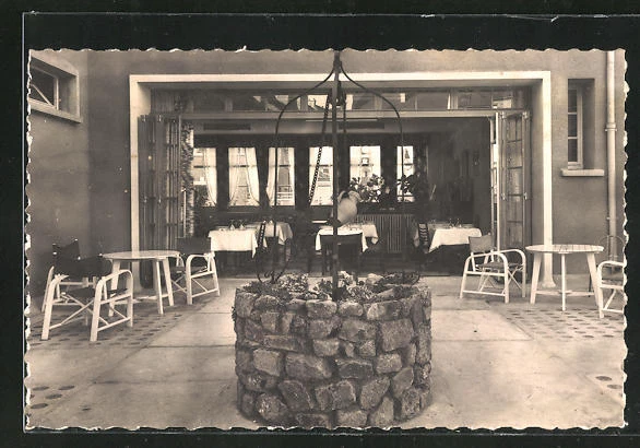 CPA Flers, Hotel de l´ Ouest, Angle rue de la Boule et Henry Laforest, Terrasse