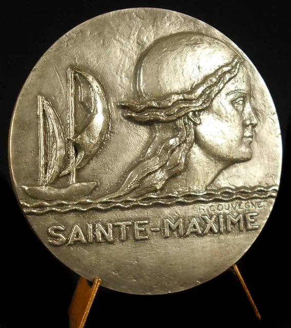 Antique French Dog Show Medal Sociètè Canine Midi-Cote D'Azur CACIB 1st
