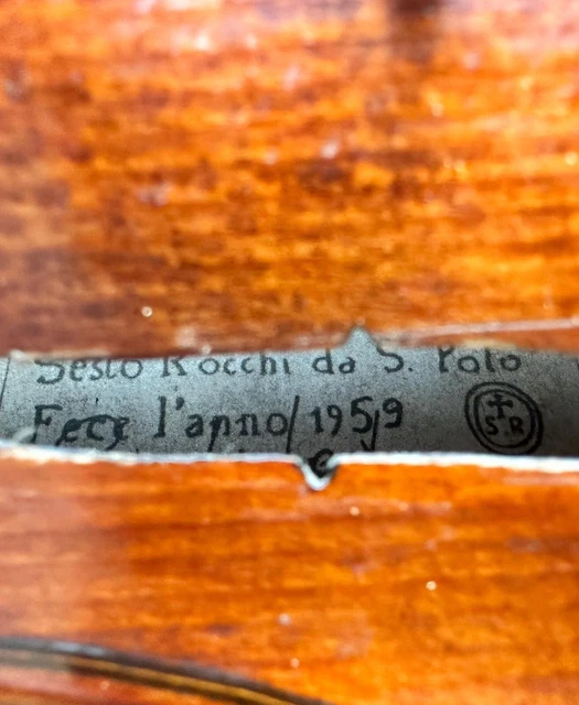 Alte Geige Violine 4/4 Sesto Rocchi 1959 fine violin labeled 12