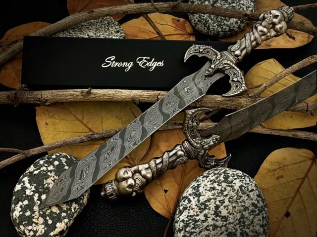 Custom Hand Made Damascus Stunning Gift Sword