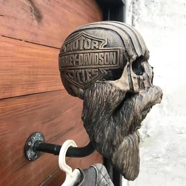 Wall Mount Motorcycle Skull Helmets Holder Skull Helmets Holder Wall Mounted