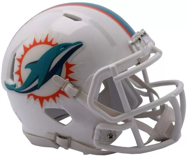 NFL Mini Helm Speed Miami Dolphins Riddell Footballhelm Helmet 095855991733