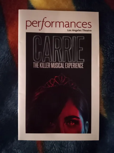 Carrie the Killer Musical Experience La Mirada 2015 Playbill Stephen King RARE!
