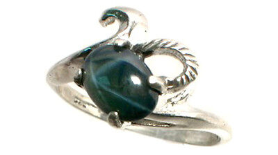 Blue Star Sapphire Ring 2ct Antique 18thC Medieval Russia Tsar Terrible Ivan Gem 3