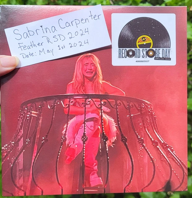 SABRINA CARPENTER FEATHER 7" EP Baby Pink Vinyl RSD 2024 Record Store Day EUR 173,12 PicClick IT