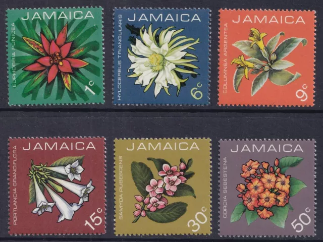 Jamaica 1973  flora flowers very nice full set  MNH