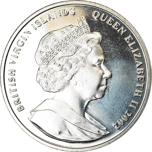[#786896] Münze, BRITISH VIRGIN ISLANDS, Dollar, 2002, Franklin Mint, Lady Diana