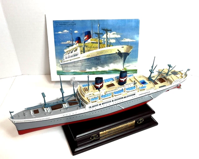 MODEL OCEAN LINER Cruise Ship S.S. President Cleveland Passenger ship